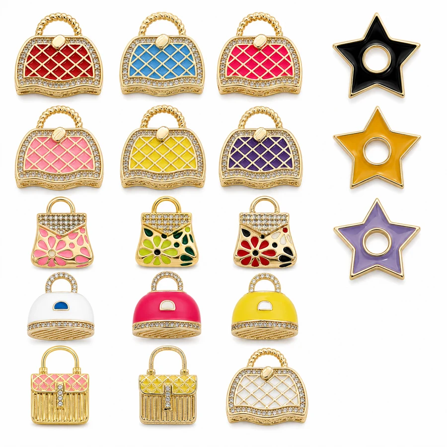 Enamel Handbag Pendant Collection