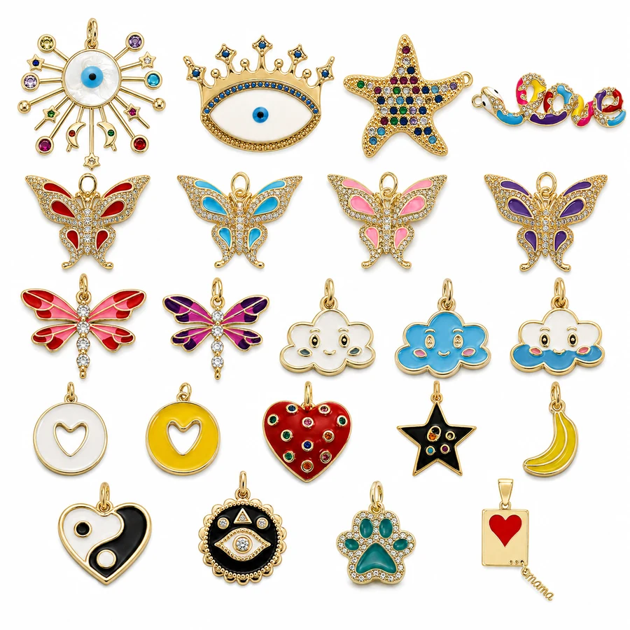 Butterfly, Eye & Charm Pendant Collection