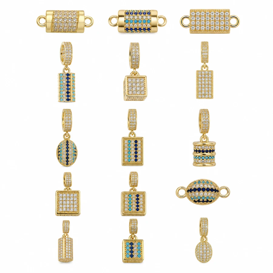 Baguette Crystal Pendant Collection