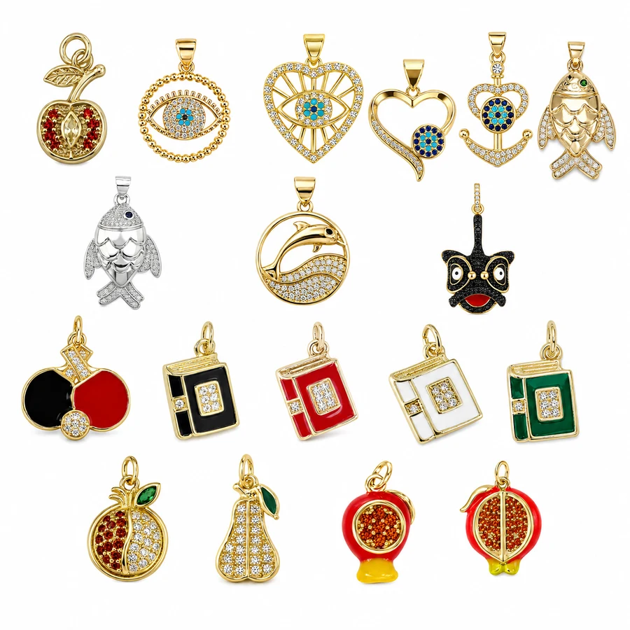 Mixed Symbol & Color Pendant Collection
