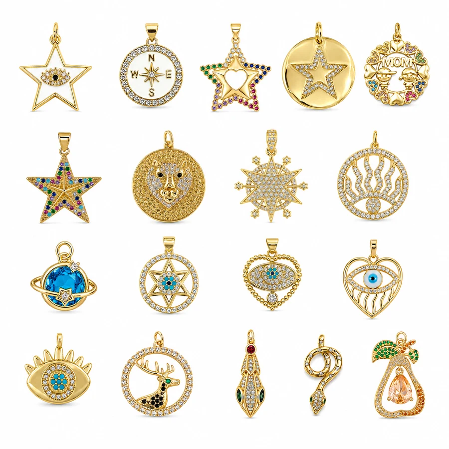 Celestial & Compass Pendant Collection