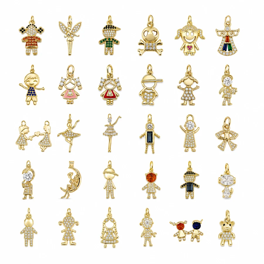 Whimsical Figure Pendant Collection