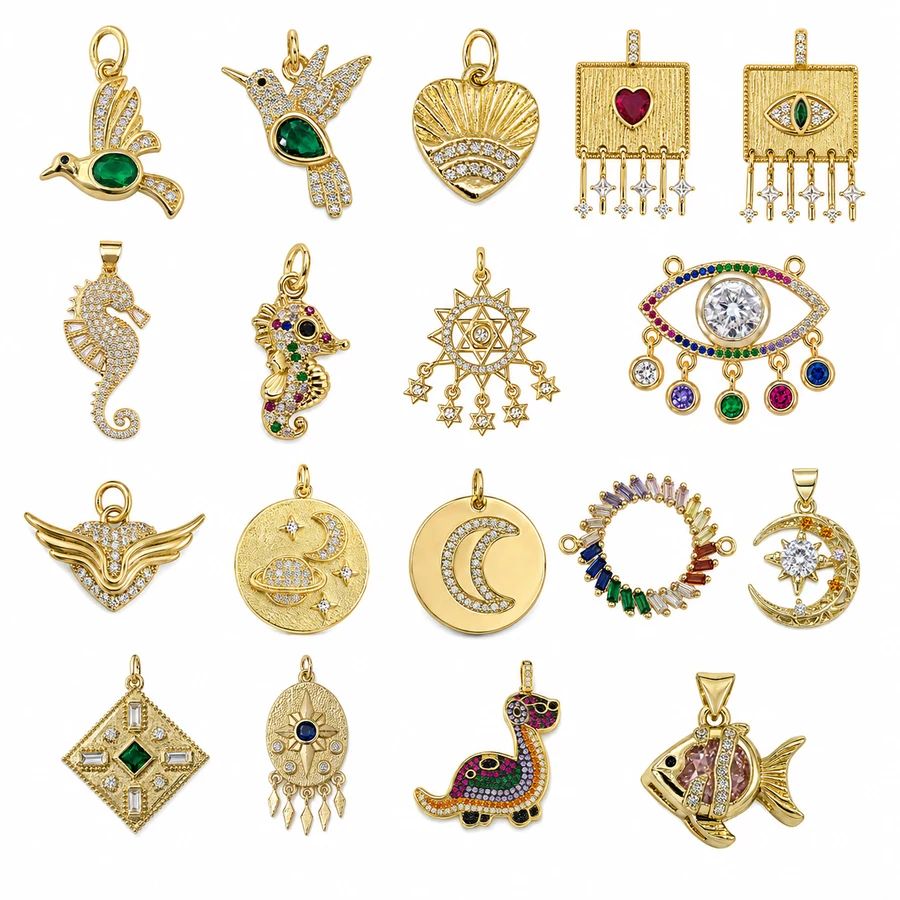 Mystical Eye & Celestial Pendant Collection