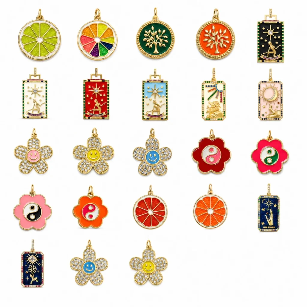 Colorful Talisman & Smile Pendant Collection