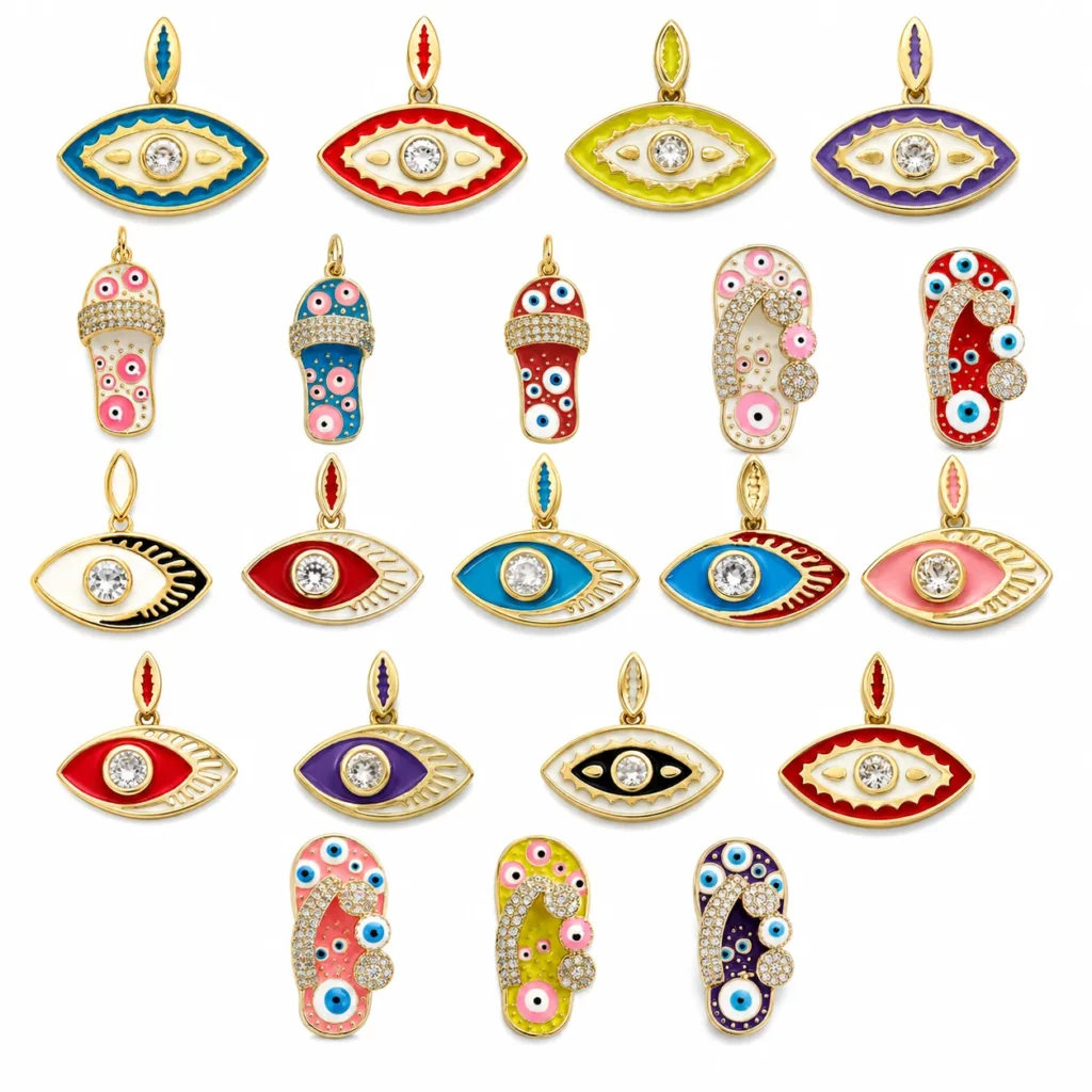 Evil Eye & Flip-Flop Pendant Collection