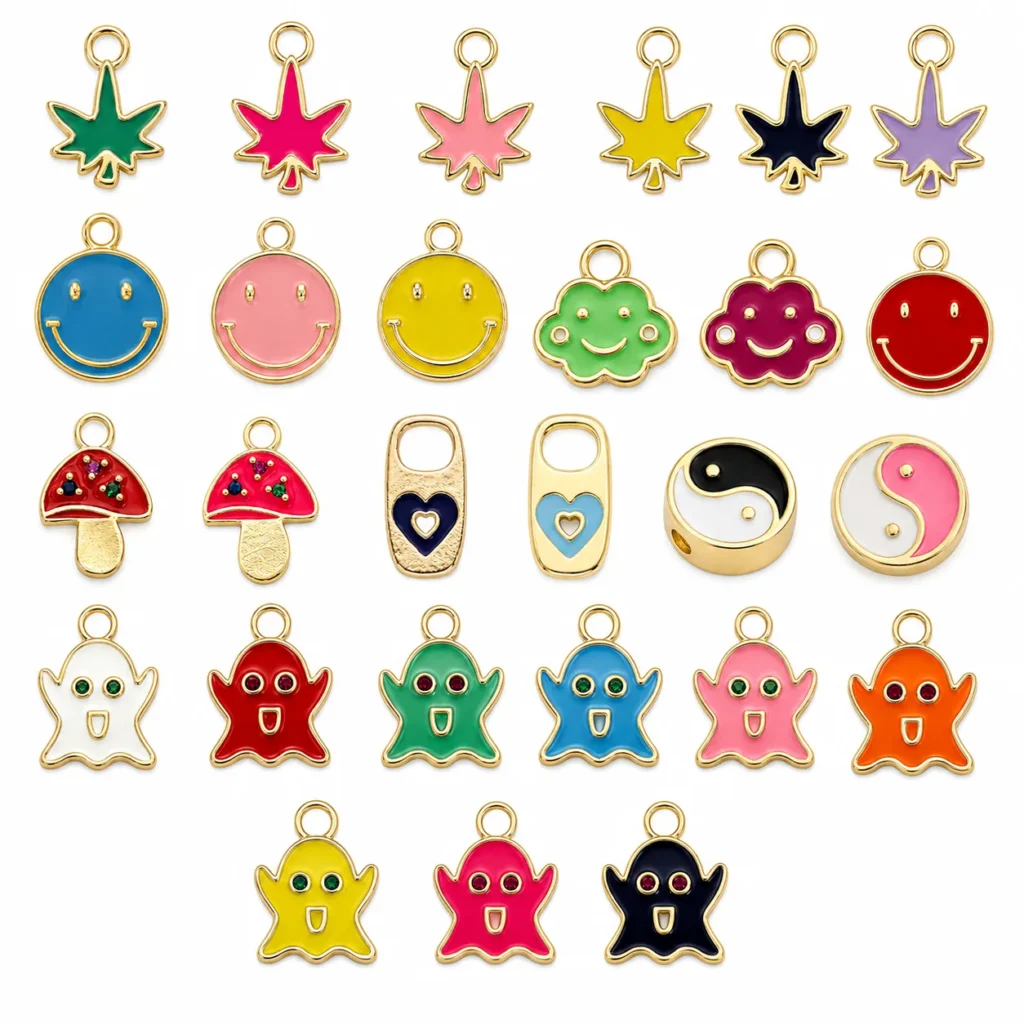 Playful Smile, Ghost & Symbol Pendant Collection