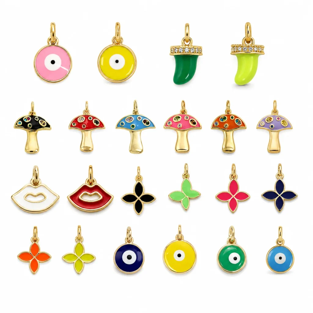 Colorful Lucky Symbol Pendant Collection