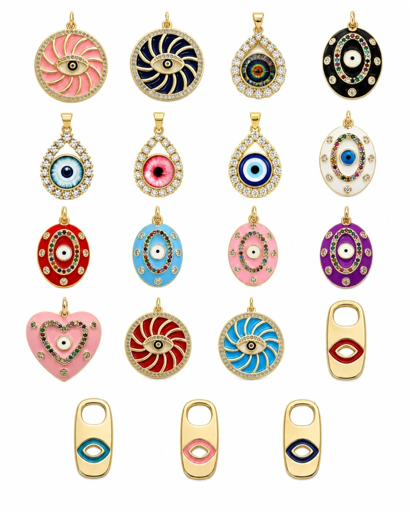 Colorful Evil Eye Pendant Collection