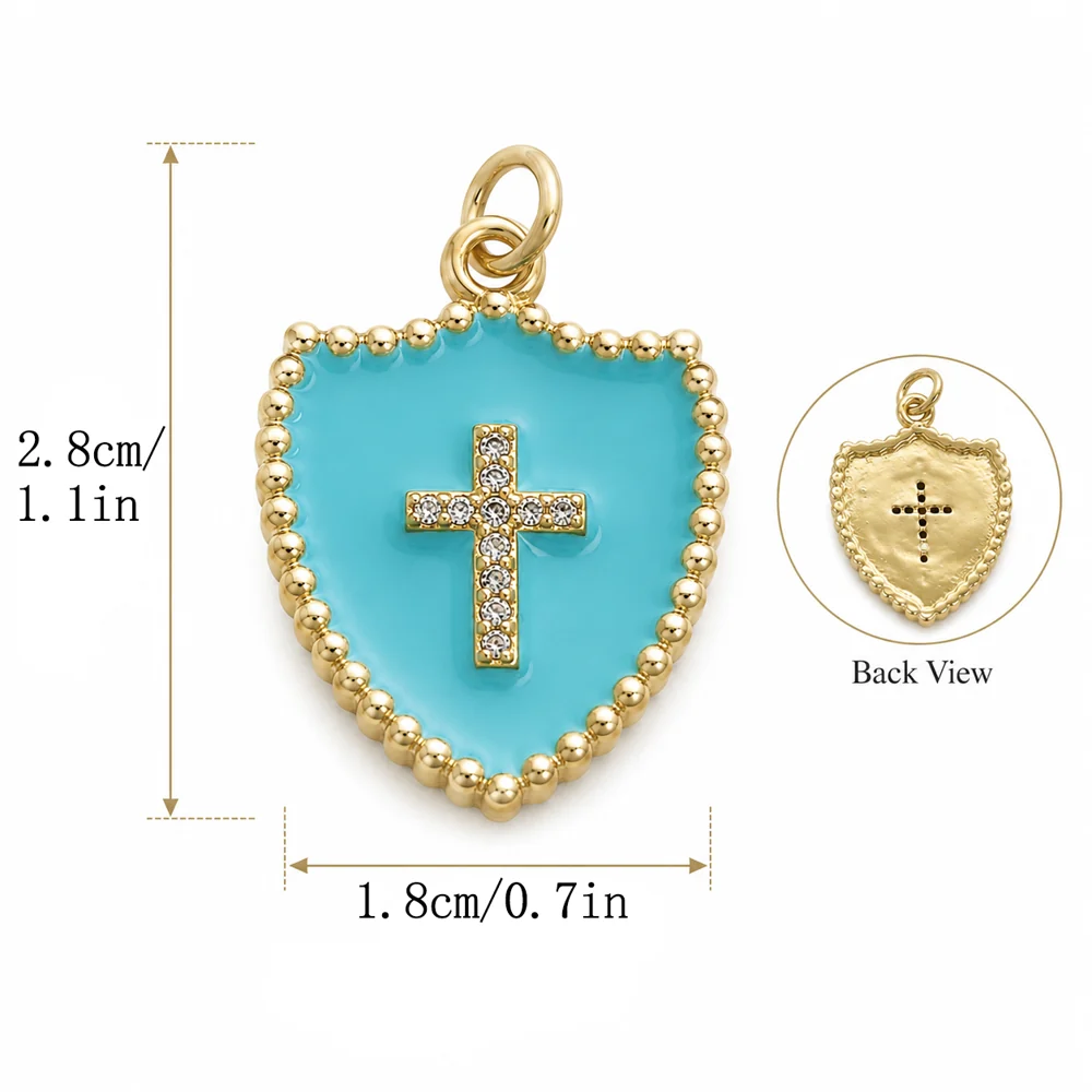 Enamel Heart & Star Pendant Collection - Image 5