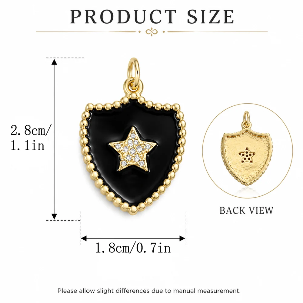 Enamel Heart & Star Pendant Collection - Image 7
