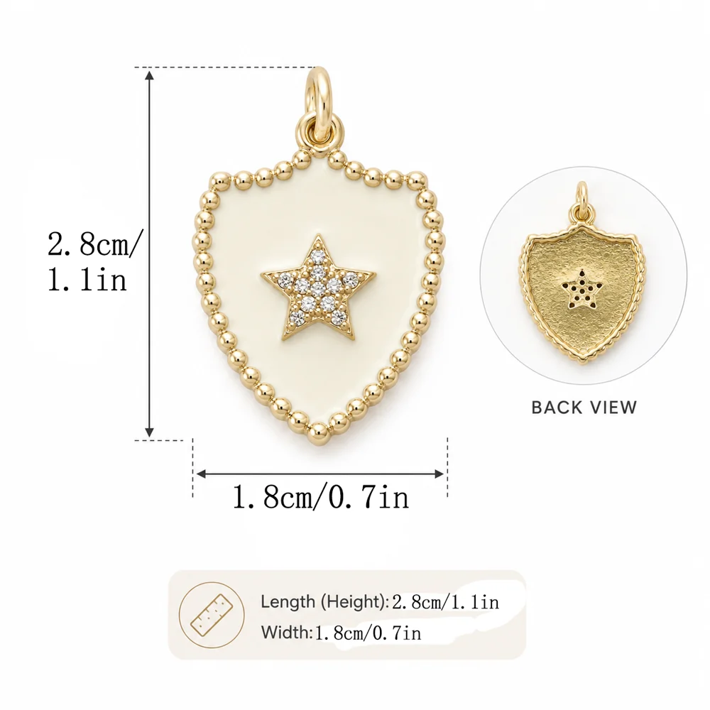 Enamel Heart & Star Pendant Collection - Image 9