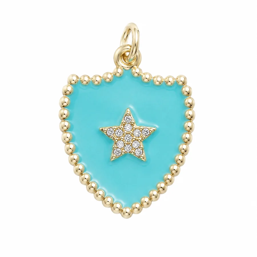 Enamel Heart & Star Pendant Collection - Image 12