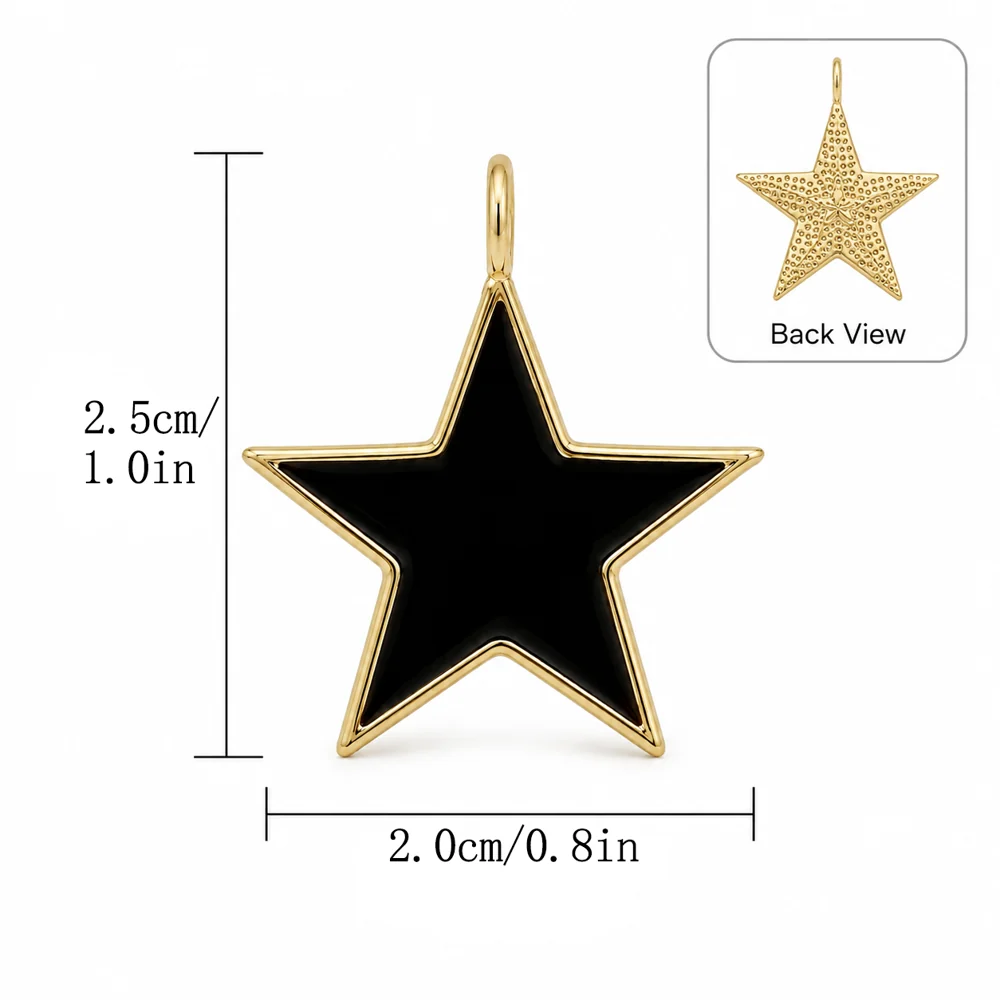 Enamel Heart & Star Pendant Collection - Image 19
