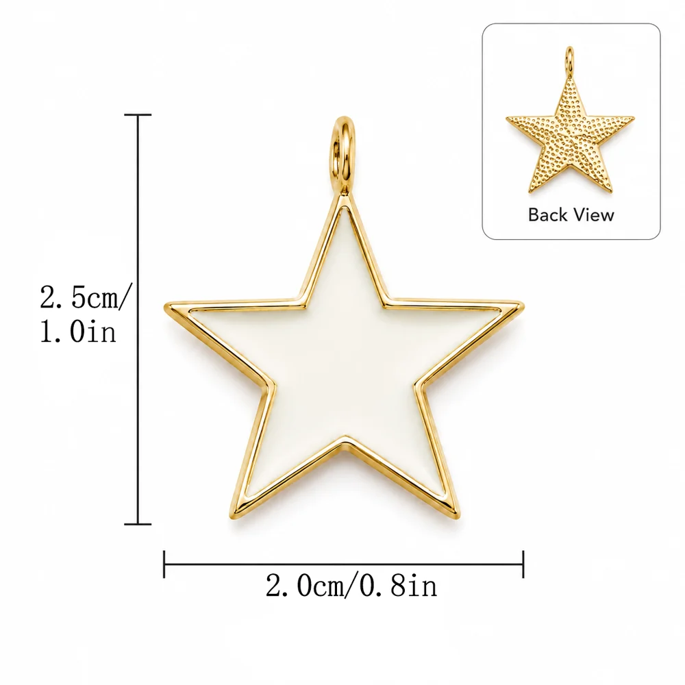 Enamel Heart & Star Pendant Collection - Image 21