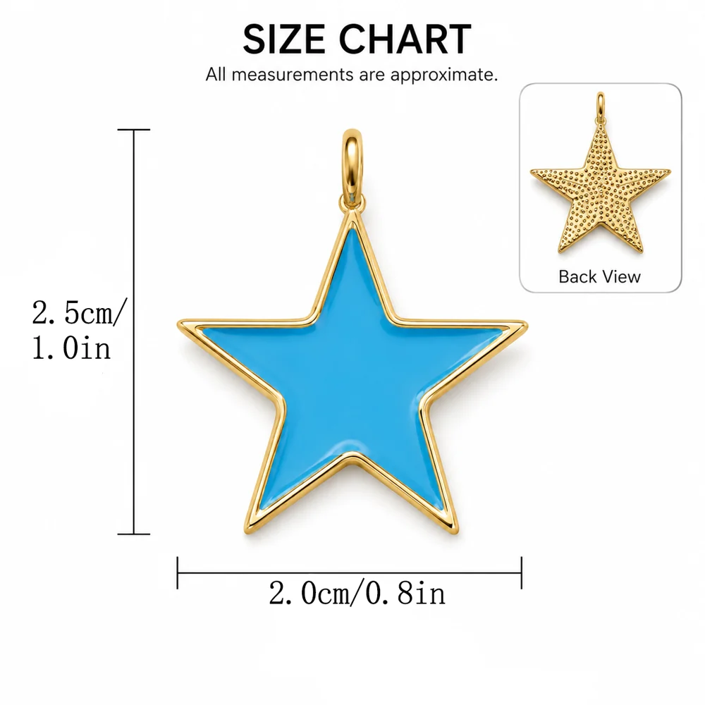 Enamel Heart & Star Pendant Collection - Image 23