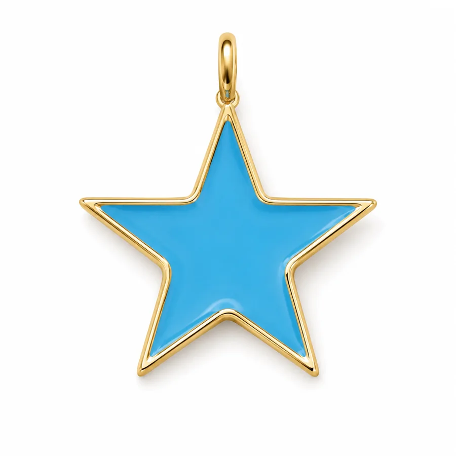 Enamel Heart & Star Pendant Collection - Image 22