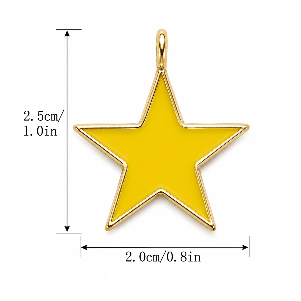Enamel Heart & Star Pendant Collection - Image 27