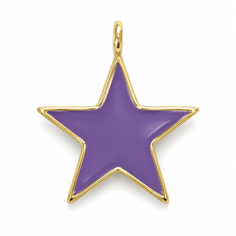 Enamel Heart & Star Pendant Collection - Image 28