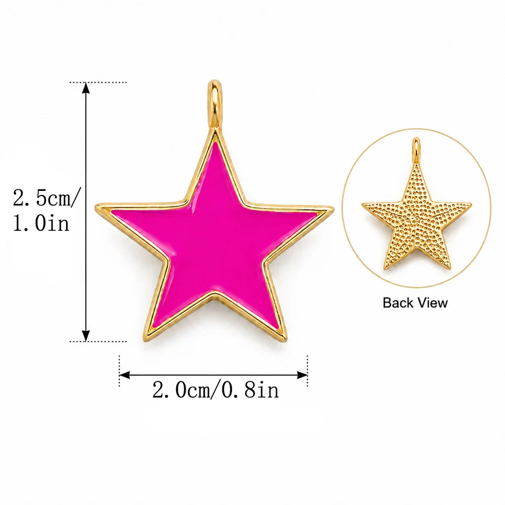 Enamel Heart & Star Pendant Collection - Image 31