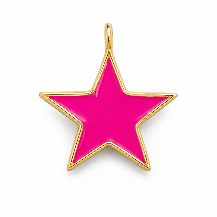 Enamel Heart & Star Pendant Collection - Image 30