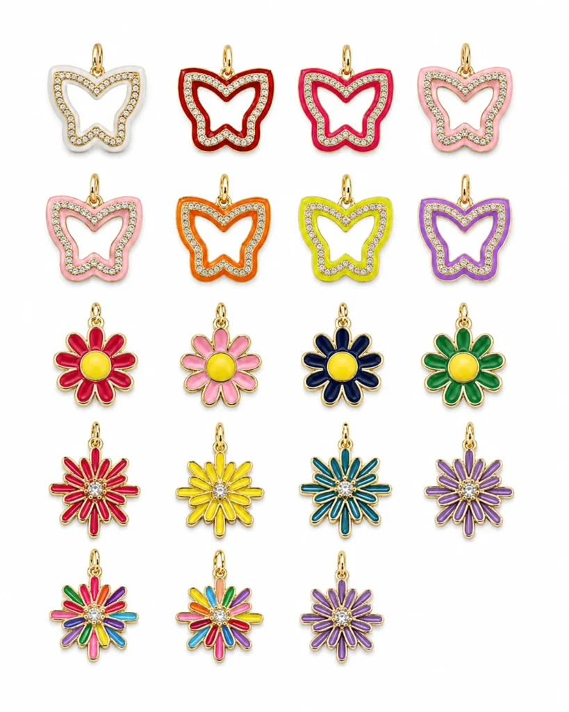 Color Pop Butterfly & Floral Pendant Collection