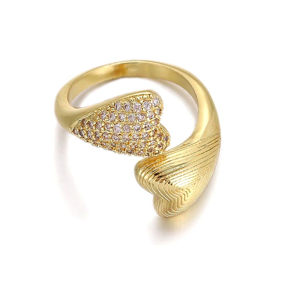 Teardrop Pavé Sphere Ring