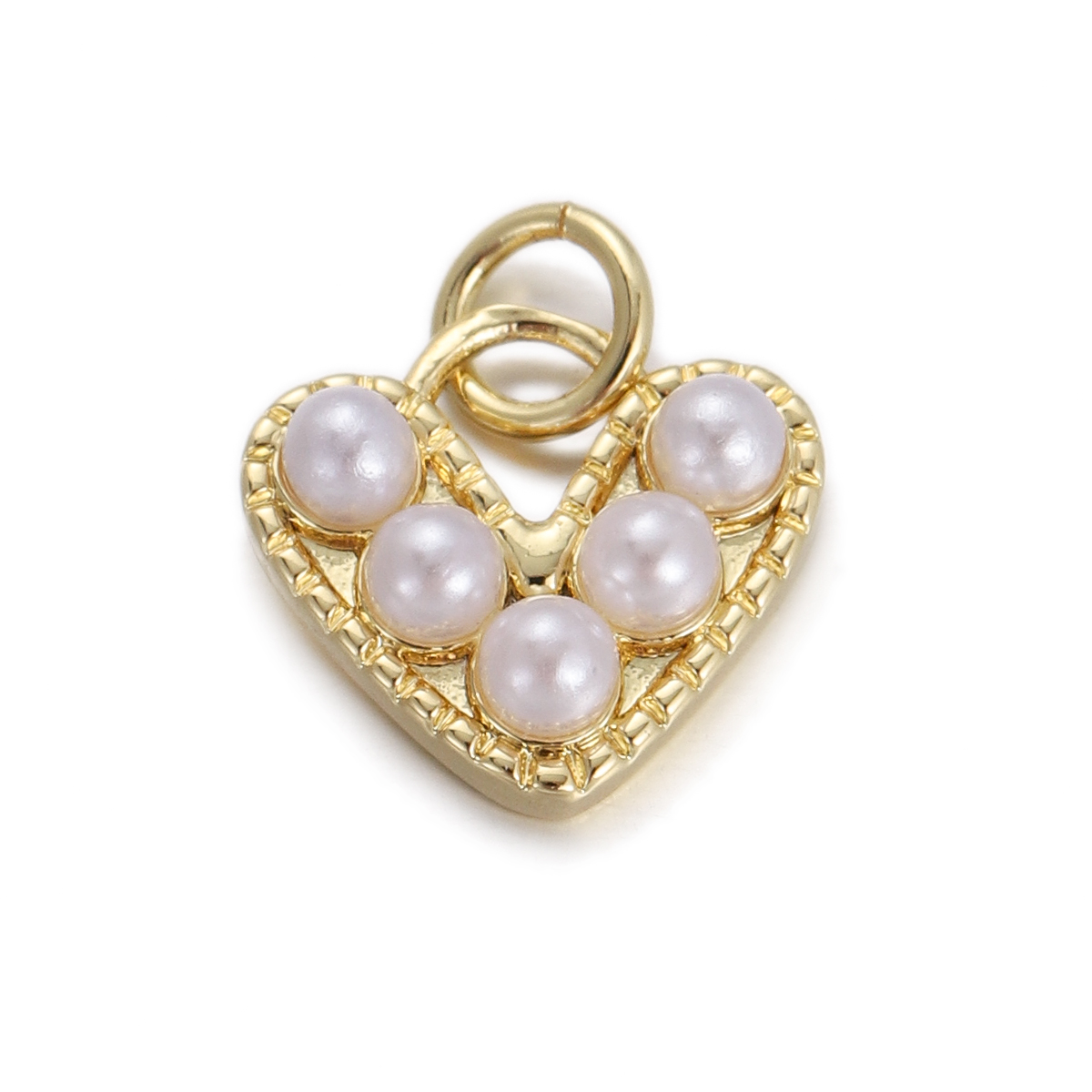 Pearl Cluster Heart Pendant