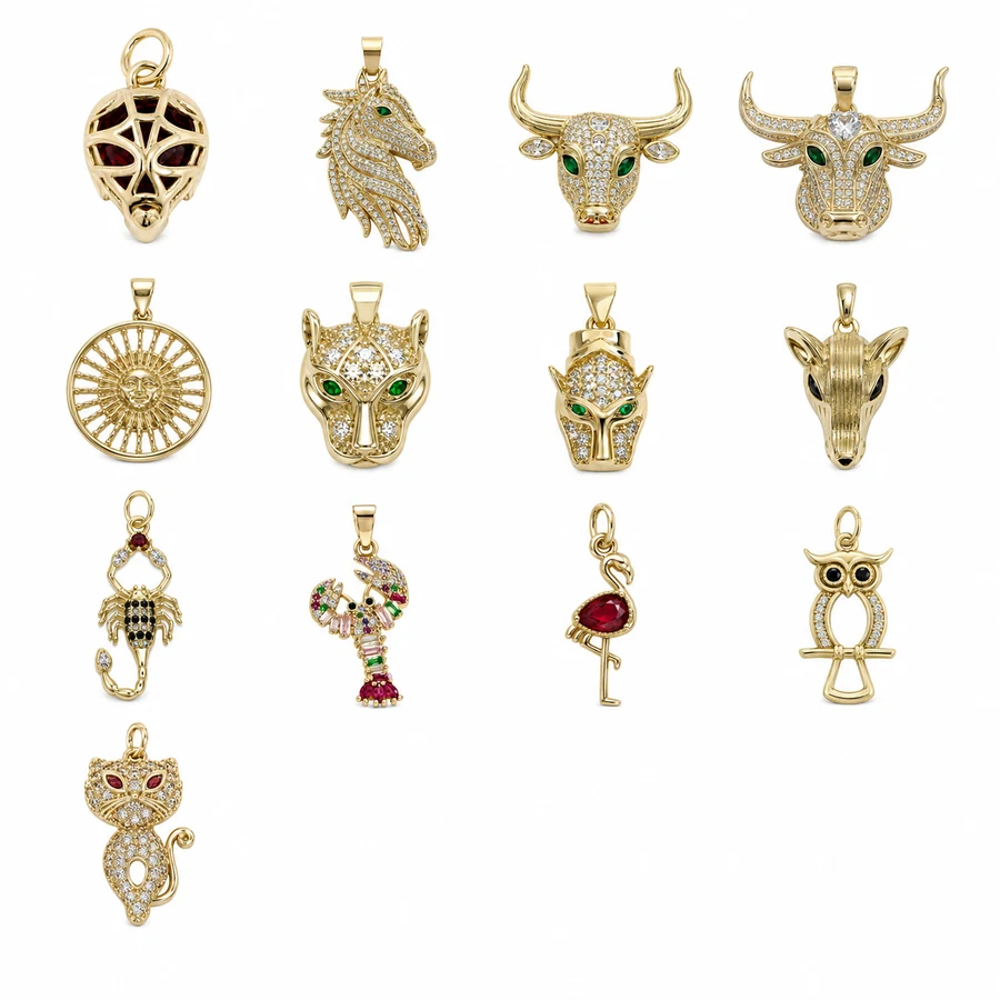 Bold Animal & Zodiac Pendant Collection