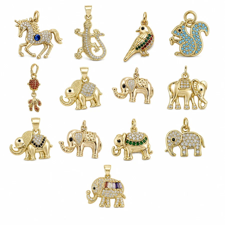 Crystal Animal Pendant Collection